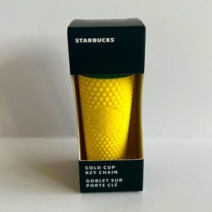 NWT Starbucks Hawaii Exclusive Limited Pineapple Cup Mini Tumbler Keychain
